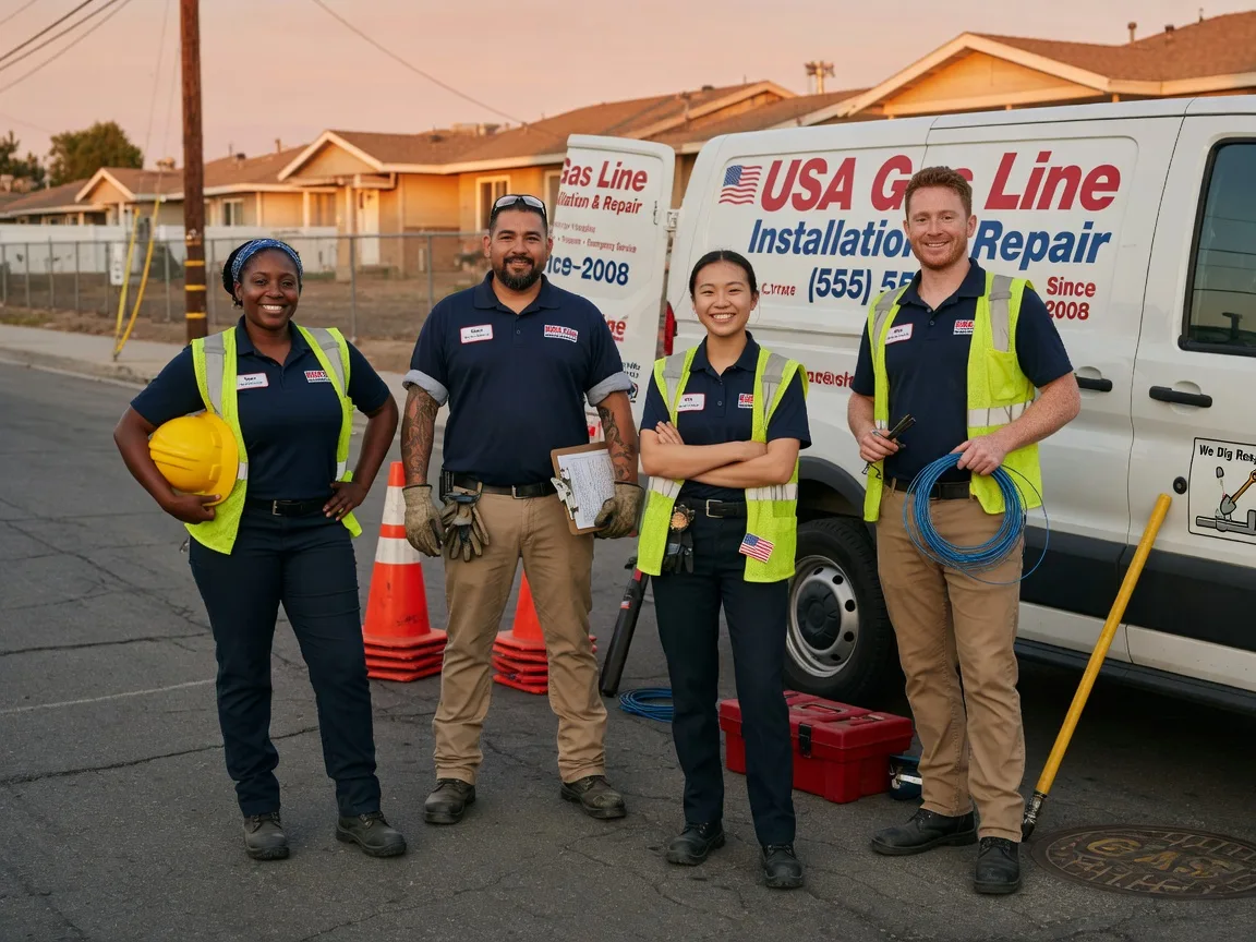 Gas Line Installation company in Saline, LA